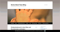Desktop Screenshot of blog.sicher-stark-team.de